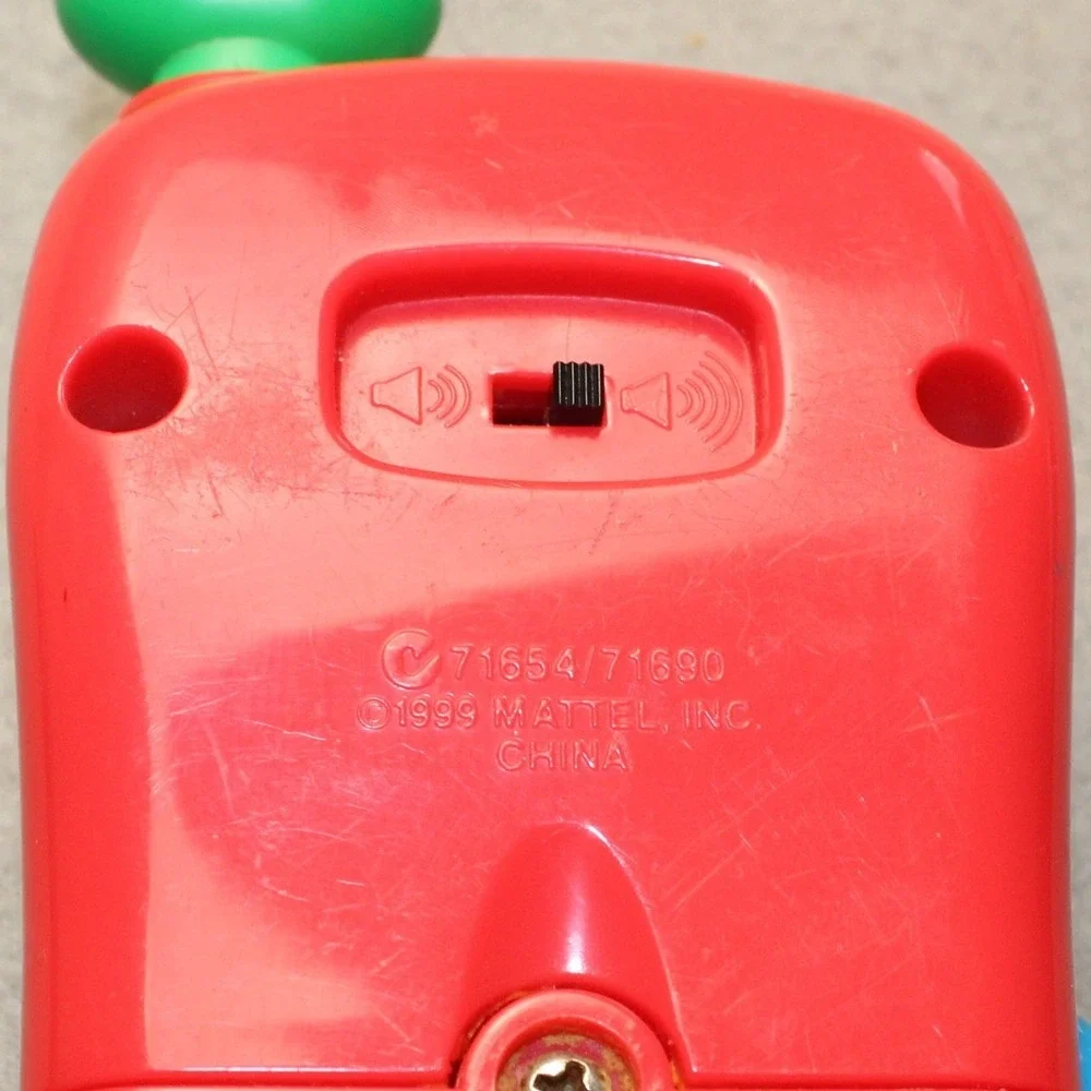 Fisher-Price Toy Phone 1999 Musical Light Up Remote Vintage Y2K Kid Tested Works